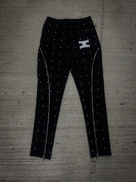 Clonizoo Midnight Black Flared Pants